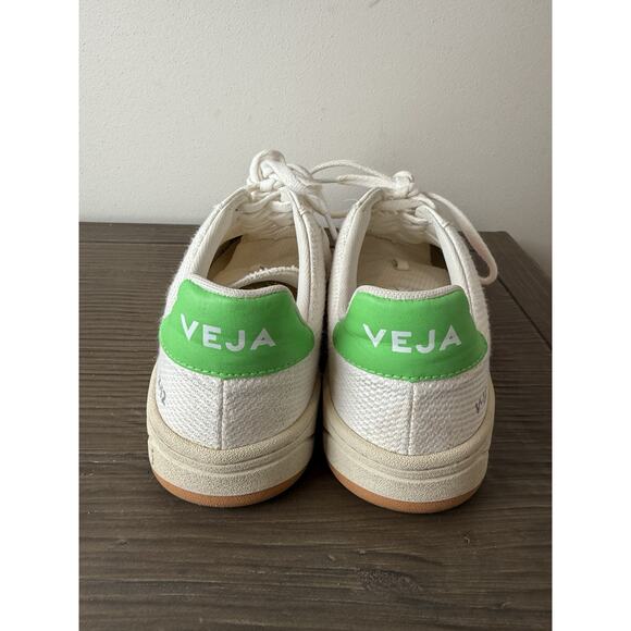 VEJA V-12 B-Mesh Sneaker Shoe Sz 41 Men’s 8 Women’s 10 White Green Pink main image 7